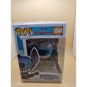 Disney Funko Pop Lilo Stitch 1044 Stitch With Ukulele Vinyl Figure